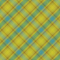 Tartan plaid pattern with texture and warm color. vector