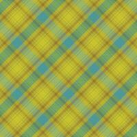 Tartan plaid pattern with texture and warm color. vector