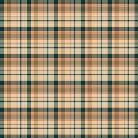 Tartan plaid pattern with texture and warm color. vector