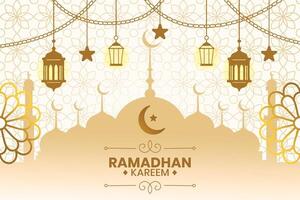 Ramadan Kareem decorative festival card.Vector illustration. vector