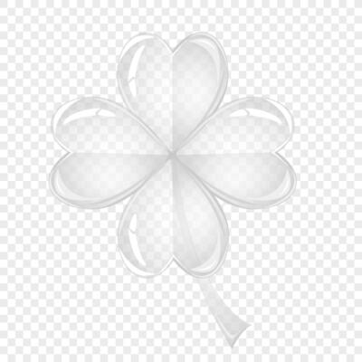 Clover leaf. St Patrick's Day symbol, Irish lucky shamrock. Endless repeated backdrop, texture, wallpaper