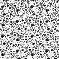 doodle seamless pattern vector