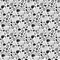 doodle seamless pattern vector