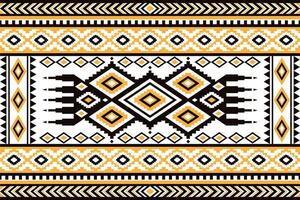 Ikat ethnic background Geometric ethnic oriental ikat seamless pattern traditional Design for background,carpet,wallpaper,clothing,wrapping,Batik,fabric,Vector illustration embroidery style. vector