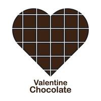 Valentine Chocolate icon vector