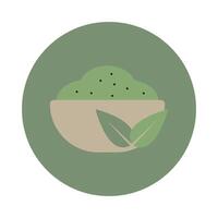 matcha icono vector