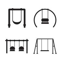 swing icon vector