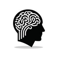 Vector Icon Illustration of Human Brain in Medical Context