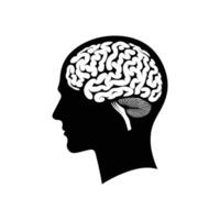 vector icono ilustración de humano cerebro en médico contexto