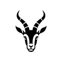 Majestic Antelope Gazelle Head Logo Vector Icon Illustration Design Template