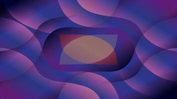 symmetrical dark violet gradient wave background vector