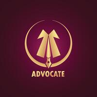 logo for advocate vector