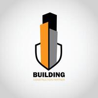 modern building logo vector