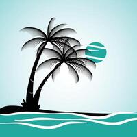 palm tree vector