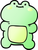 cartoon doodle frog png