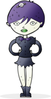 cartoon pretty vampire girl png