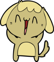 perro de dibujos animados lindo png