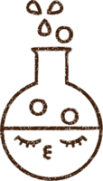 Kohlezeichnung von Chemikalien png