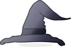 hand drawn cartoon witch hat png