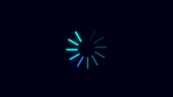 Abstract circle loading background video