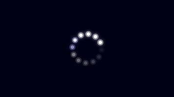 icon loading circle gradient angle loop out black background video