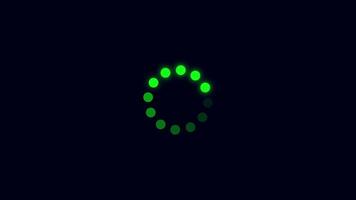 icon loading circle gradient angle loop out black background video