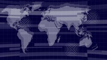 La technologie rupture nouvelles Contexte video