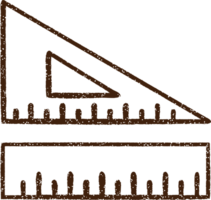 equipamento de matemática desenho a carvão png