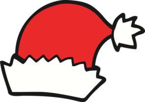 sombrero de navidad de dibujos animados png