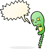 funny cartoon skull with speech bubble png