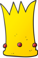 grande couronne de dessin animé png