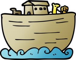 dessin animé doodle arche de noé png