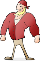 Cartoon männlicher Seemann Mann png