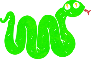 serpiente de dibujos animados divertido png