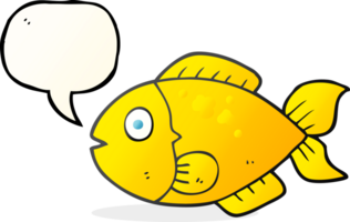 speech bubble cartoon fish png