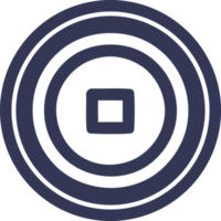 stopknop rond pictogram png