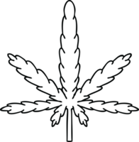 stravagante disegno a tratteggio cartone animato marijuana png