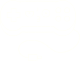 disegno a gesso del controller di gioco png