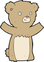 ours en peluche de dessin animé png