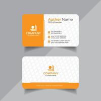 Vector clean style modern business card template or visiting card design