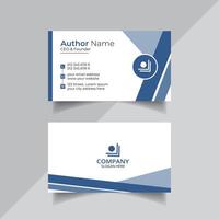 Vector clean style modern business card template or visiting card design