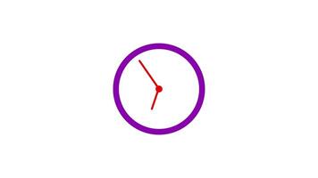 Stopwatch animated icon. Clock with moving arrows. Loop. Alpha channel. video