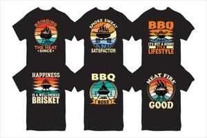 BBQ Tshirt Funny BBQ Tshirt Bundle Design And BBQ Lovers amp Grilling Tshirt Bundle Design vector