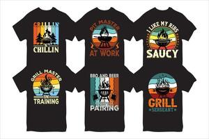 BBQ Tshirt Design, Funny BBQ Tshirt Design And BBQ Lovers and Grilling Tshirt Design vector