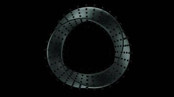 3d render Abstract background animation 4k loop video