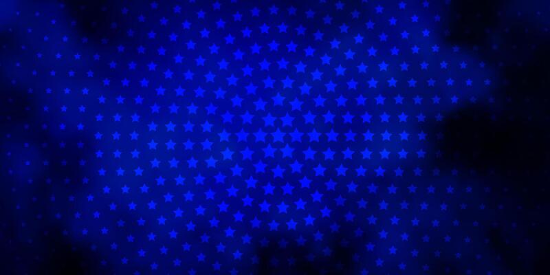 Dark BLUE vector layout with bright stars.