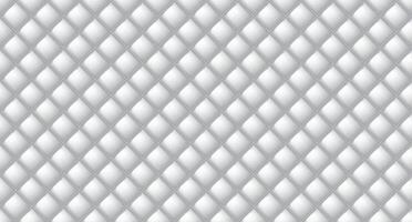 Simple upholstery quilted background. Quilted stitched background pattern. White leather texture sofa backdrop. Seamless texture quilted background vector