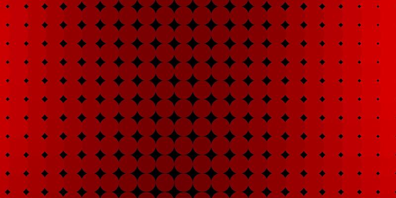 Dark Red vector pattern with spheres.
