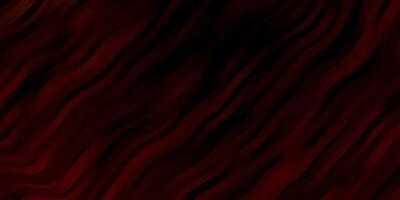 Dark Red vector pattern with wry lines.