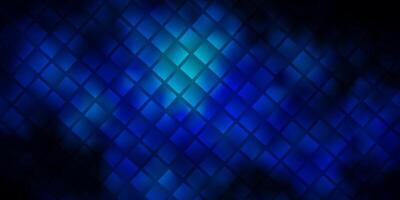 Dark BLUE vector pattern in square style.